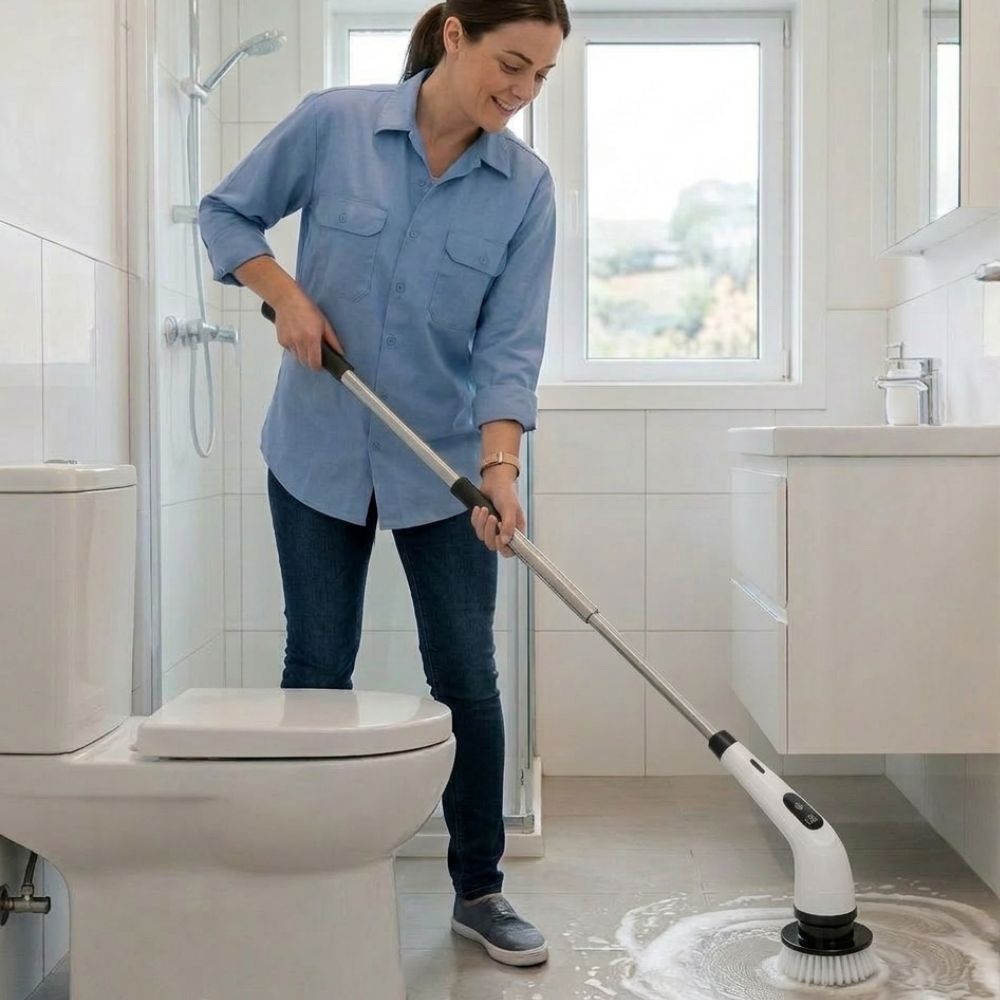 TurboCleanâĸ 9-in-1 Electric Cleaning Brush